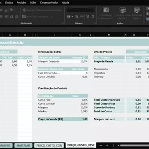 Imagem do curso Planilha de Precificação