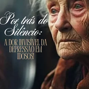 Imagem de capa para o Ebook Por trás do Silêncio: A dor invisível da depressão em idosos 