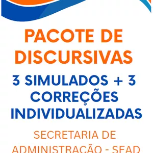 Imagem de capa para o Ebook Pacote de Discursivas SEAD/SE - CONTADOR