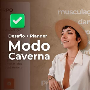 Imagem de capa para o Curso online Desafio + Planner Modo Caverna