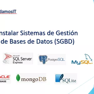 Imagen de portada para Curso online Instalación y Configuración de Servidores de Base de Datos (SGBD)