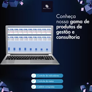 Imagem de capa para o Ebook Planilha de Acompanhamento de Metas em Vendas