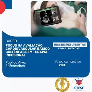 Imagem de capa para o Curso online POCUS na Avaliação Cardiovascular Básica com Ênfase em Terapia Infusional 