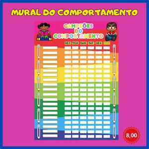 Imagem de capa para o Ebook 💕LINDO MURAL DO COMPORTAMENTO 💕