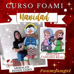 Imagen de portada para Curso online Navidad Foamyangel Opción 2