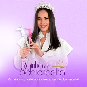Imagem de Rainha da Sobrancelha  criado por Alana Zago na hotmart