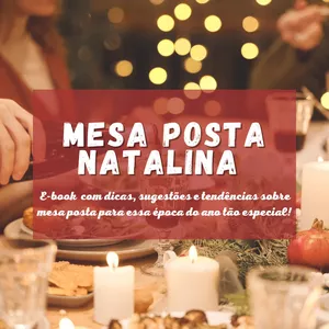 Imagem de capa para o Ebook MESA POSTA NATALINA