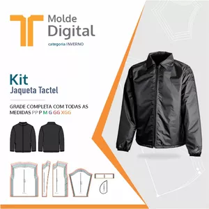 Imagem de capa para o Curso online kit molde Digital Jaqueta Tactel