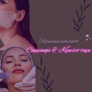 Imagen de portada para Curso online Rejuvenecimiento con Cuppings & Kinesio-tape Facial