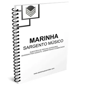 Imagem de capa para o Ebook MARINHA (SARGENTO MÚSICO) | E-BOOK COM 197 QUESTÕES DE TEORIA MUSICAL + Gabarito + Comentários