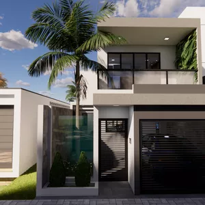 Imagem de capa para o Curso online Arquivos do projeto de Sobrado para terreno 6x25 REF.286