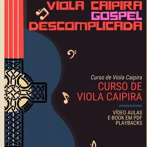 Imagem de capa para o Curso online Viola Caipira Gospel Descomplicada - Curso Online de Viola Caipira