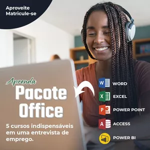 Imagem de Pacote Office com 5 Cursos criado por Nilton Romero na hotmart