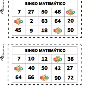 Imagem de capa para o Ebook BINGO MATEMÁTICO + BONUS 