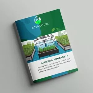 Imagem de capa para o Ebook Apostila de Aquaponia  - Cultivo de peixes e hortaliças 
