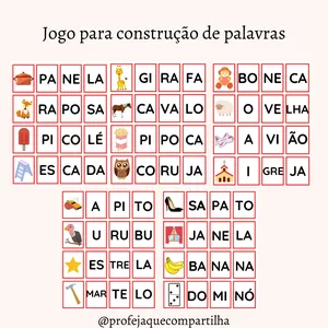 Imagem de capa para o Ebook Jogo: Construção de palavras