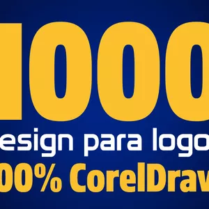 Imagem de capa para o Curso online MEGA PACK 1.000 LOGOS 100% EDITÁVEIS COREL DRAL
