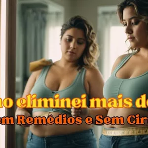 Imagem de capa para o Ebook Como eu Eliminei Mais de 50kg Sem Remédios e Sem Cirurgia