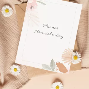 Imagem de capa para o Ebook Planner Homeschool 2025 – Organização Completa para o ano letivo em casa