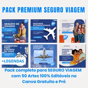 Imagem de capa para o Curso online Pack Seguro Viagens