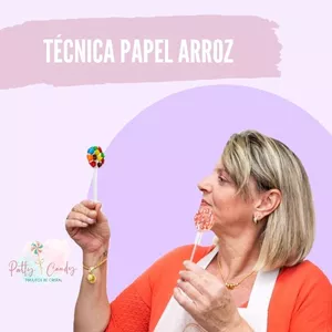 Imagem do curso Pirulitos com Calda Transparente de Açúcar Cristal - Técnica Papel Arroz 