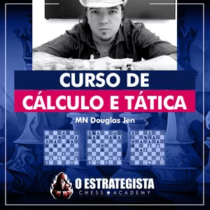 Imagem de capa para o Curso online Curso de Cálculo e Tática de Xadrez - MN Douglas Jen