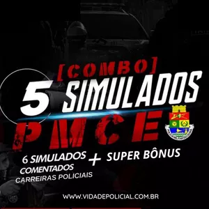 Imagem do curso Polícia Militar do Ceará - PMCE Simulados Comentados 