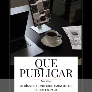 Imagen de portada para Ebook 90 dias de contenido en Redes