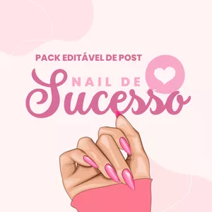 Imagem de capa para o Curso online Pack Editável de Posts Nail de Sucesso
