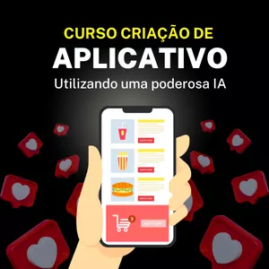 Imagem de capa para o Curso online Criação de Aplicativo com IA