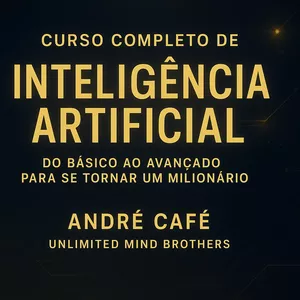 Imagem de capa para o Ebook Curso Completo de Inteligência Artificial  IA.