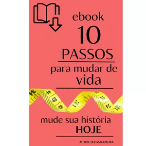 Imagem de capa para o Ebook 10 Passos para mudar de vida.