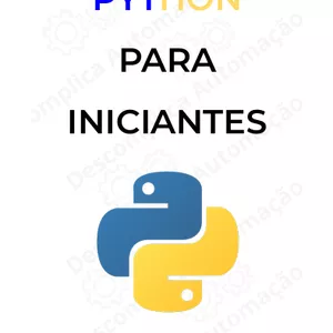 Imagem de capa para o Ebook Python para Iniciantes