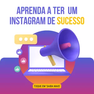 Imagem de capa para o Ebook Instagram de sucesso 