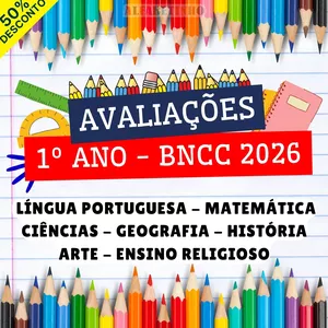 Imagem do curso AVALIAÇÕES - 1º ANO - BNCC 2026