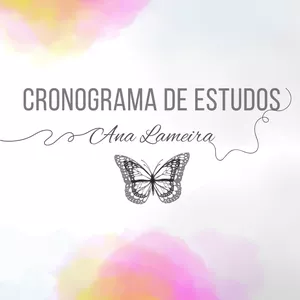 Imagem de capa para o Ebook Cronograma de estudos Ana Lameira