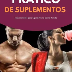 Imagem de capa para o Ebook Guia Prático dos Suplementos para HIPERTROFIA
