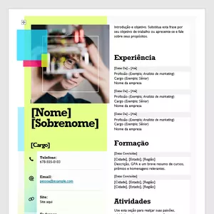 Imagem de capa para o Curso online Currículo 4 - Word