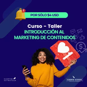 Imagen de portada para Curso online Curso - Taller: Content Marketing