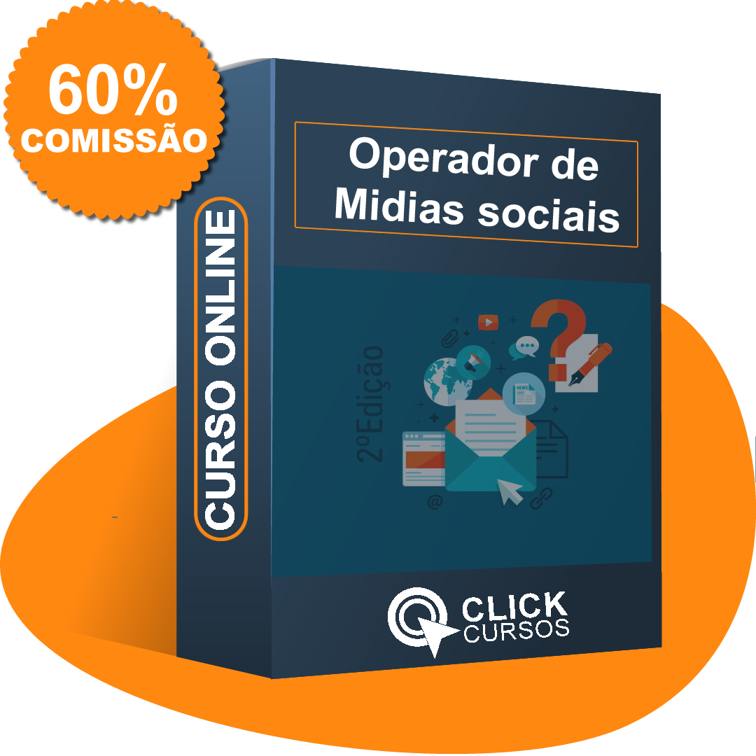 Imagem de Curso de Operador de Mídias Sociais- Segunda edição criado por Click Cursos  na hotmart