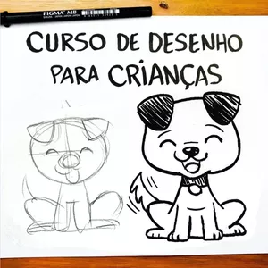 Imagem de capa para o Curso online Curso de Desenho para Crianças [1.4] - PROMOÇÃO 7 CURSOS PELO PREÇO DE 1