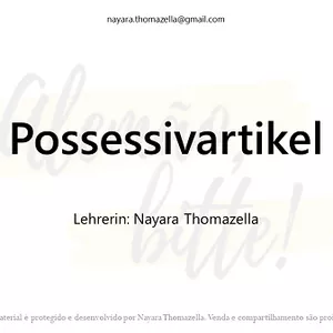 Imagem de capa para o Curso online Possessivartikel