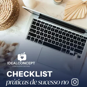 Imagem de capa para o Ebook Checklist - Práticas de sucesso no Instagram