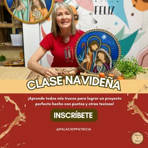 Imagen de portada para Curso online Curso Navideño: Pesebre en puntillismo 3D