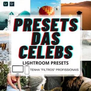 Imagem de capa para o Curso online Presets Celebs | +200 Lightroom Presets