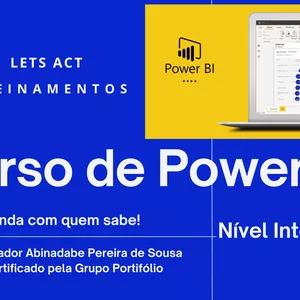 Imagem de capa para o Curso online Treinamento de Power Bi Intermediário