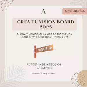 Imagen de portada para Curso online Masterclass Vision Board