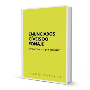 Imagem de capa para o Ebook Enunciados Cíveis do FONAJE Organizados por Assunto