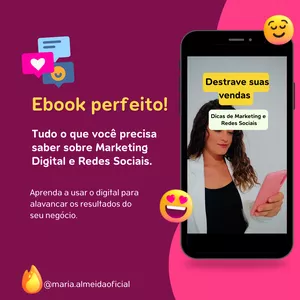 Imagem de capa para o Ebook E-book Perfeito para Destravar Vendas