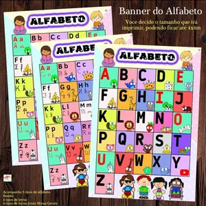 Imagem de capa para o Ebook Banner do Alfabeto
